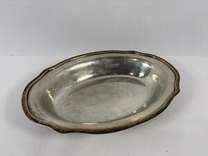 Vintage Gorham Priscilla Sterling Silver Oval Vegetable Serving Dish 13565 409g